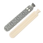 Bouillotte longue avec housse souple, 1 litre, cou, épaules et ventre, 52 cm – Image 6