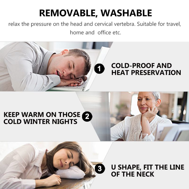 163764-ofat06.jpg Bouillotte en forme de U, massage des cervicales, pour micro-ondes, 53 cm – Image 6