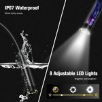 Caméra endoscopique industrielle 1080P, 4.3 pouces, Dual Lens, IPS, IP68, étanche avec LED – Image 2