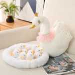 Peluche de Cygne avec poussins, lumière musicale, super doux, de 10 à 40 cm – Image 2