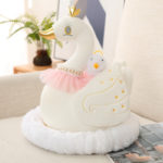 Peluche de Cygne avec poussins, lumière musicale, super doux, de 10 à 40 cm – Image 3