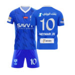 Ensemble maillot et short de football pour enfant, Benzema, Neymar, confortable et respirant – Image 3