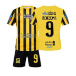 Ensemble maillot et short de football pour enfant, Benzema, Neymar, confortable et respirant – Image 2