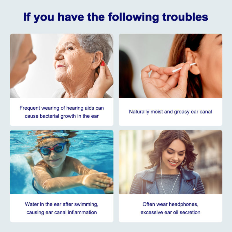 Nettoyeur d’oreille électrique à eau, 4 modes de pression, confortable et sans danger – Image 5