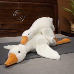 Peluche de canard blanc, coussin moelleux, de grande taille, de 50 à 160 cm – Image 5