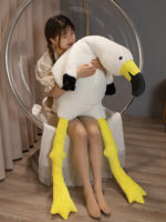 Peluche de flamant rose, coussin moelleux, de grande taille, de 70 à 180 cm – Image 4