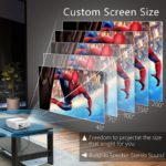 Projecteur Home Cinéma 1080P, 4K, Wifi, Bluetooth, 5'000 Lumens, haut-parleur intégré – Image 4