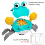 Crabe rompant, jouet pour bébé, attrape-moi avec musique, multisensoriel, éducatif et interactif – Image 6