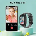 Montre connectée pour enfant, carte SIM 4G, localisation GPS, LBS, WIFI, étanche IP67, appel vidéo, SOS – Image 4