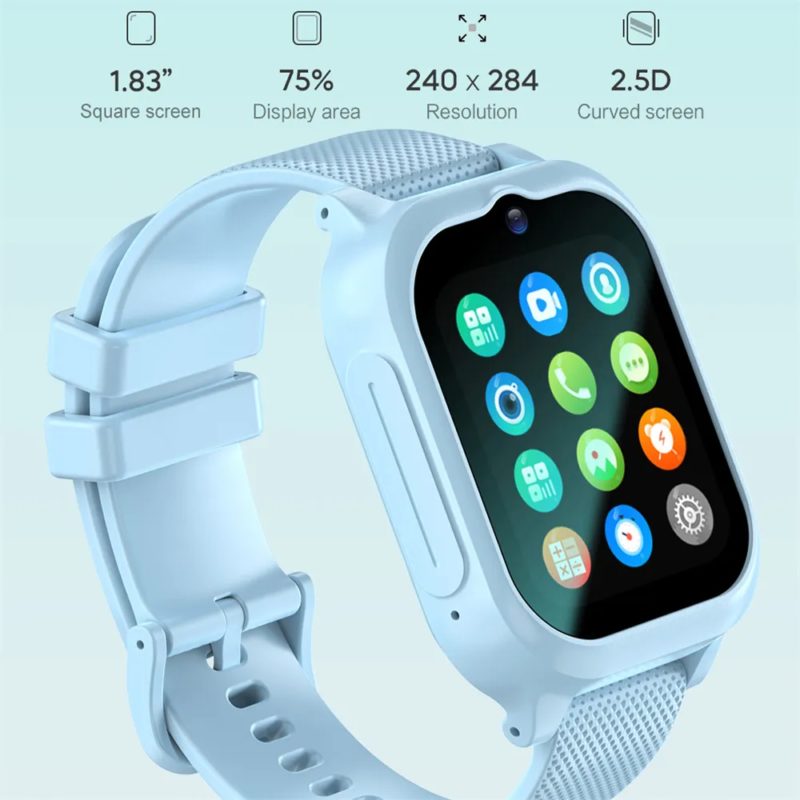 Montre connectée pour enfant, carte SIM 4G, localisation GPS, LBS, WIFI, étanche IP67, appel vidéo, SOS – Image 6