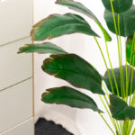 Bananier artificiel, grande plante tropicale, 18 à 24 feuilles, 90 à 100 cm – Image 2