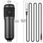 Microphone à condensateur pour studio, radio et broadcasting – Image 4