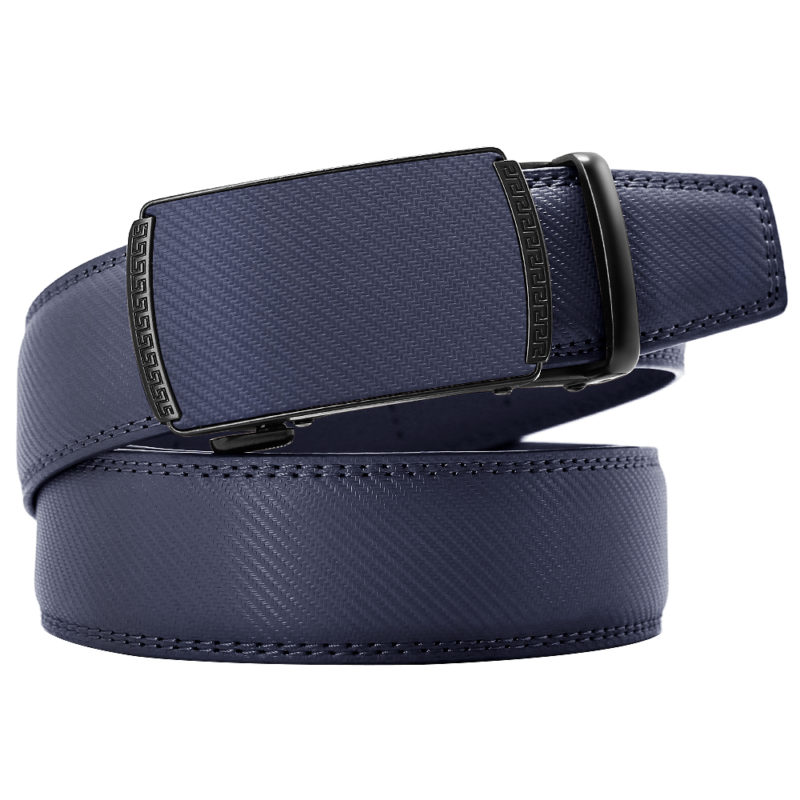 Ceinture en cuir de vachette pour homme, résistante, de 115 à 135 cm – Image 2