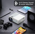 Projecteur Home Cinéma 1080P, 4K, Wifi, Bluetooth, 5'000 Lumens, haut-parleur intégré – Image 6