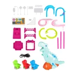 Circuit de dinosaures, Race Paradise, toboggan avec musique – Image 5