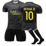 Ensemble maillot, short et chaussette de football pour enfant, Mbappé, Neymar, Messi, confortable et respirant