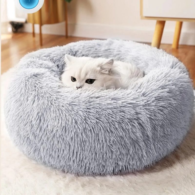 Lit coussin en peluche pour animaux, chat et chien, doux et confortable – Image 4