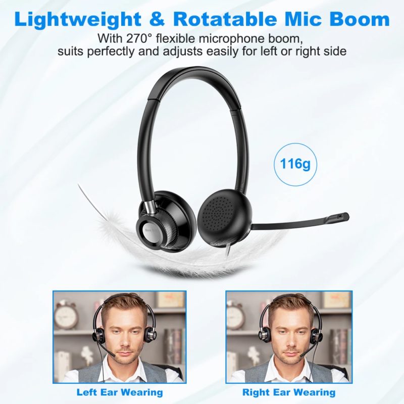 164876-nmwn2o.jpg Casque audio USB avec microphone rotatif 360°, anti-bruit actif, pour centre d'appels, Webex, Zoom – Image 7