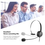 Casque audio USB avec microphone rotatif 330°, à une oreille, anti-bruit, pour centre d’appels – Image 2