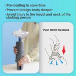 Dispositif de sauvetage anti-étouffement pour adultes et enfants, automatique, kit d'urgence, premiers soins – Image 4