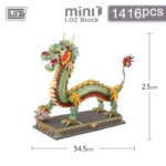 Mini blocs de construction, Dragon de Chine, 1416 pièces – Image 3