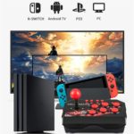 Manette de jeu filaire USB 4 en 1, rétro, pour PS3, Switch, PC, Android – Image 4