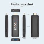 TV Stick Android 10, DQ03, 4K 3840x2160, RAM 2 GB DDR3, stockage 16 GB eMMC  – Image 5