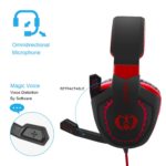 Casque de jeu avec micro, AH28, isolation acoustique, Bass Surround, son immersif – Image 5