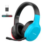 Casque de jeu sans fil avec microphone, UT-01, ultra-faible latence BT, vibrations, pour console et PC