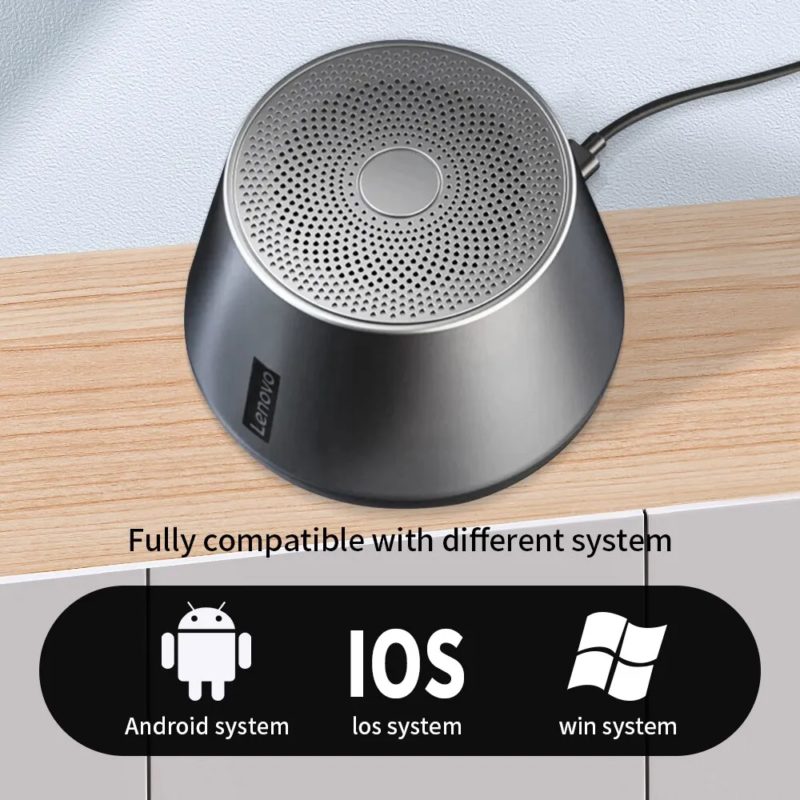 Enceinte Bluetooth sans fil portable, Lenovo K3 Pro, son stéréo, caisson de basse, avec microphone – Image 3