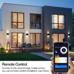Applique murale en aluminium, lampe LED RGB connectée, 16 millions de couleurs, étanche IP65 – Image 2