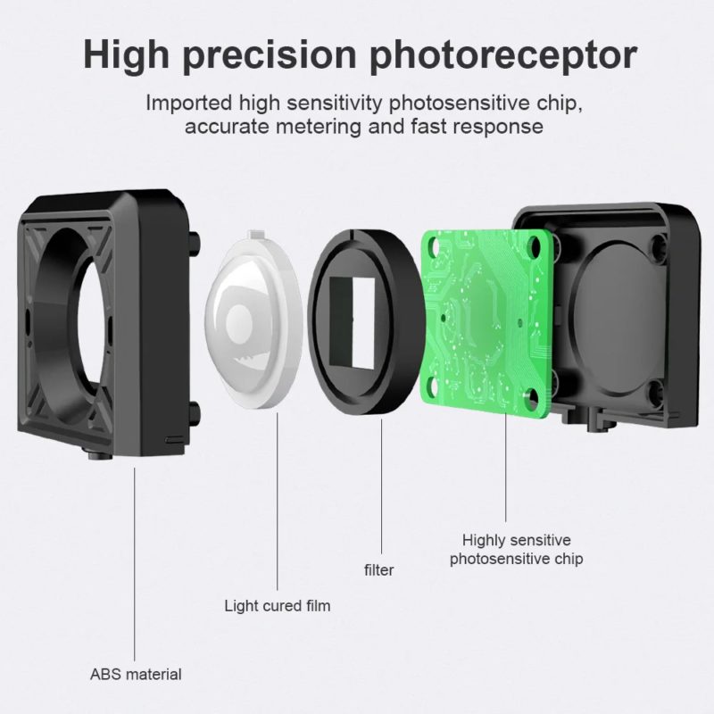 Luxmètre HT603, 200'000 Lux, compteur de lumière avec mesure d'humidité et température ambiante – Image 6