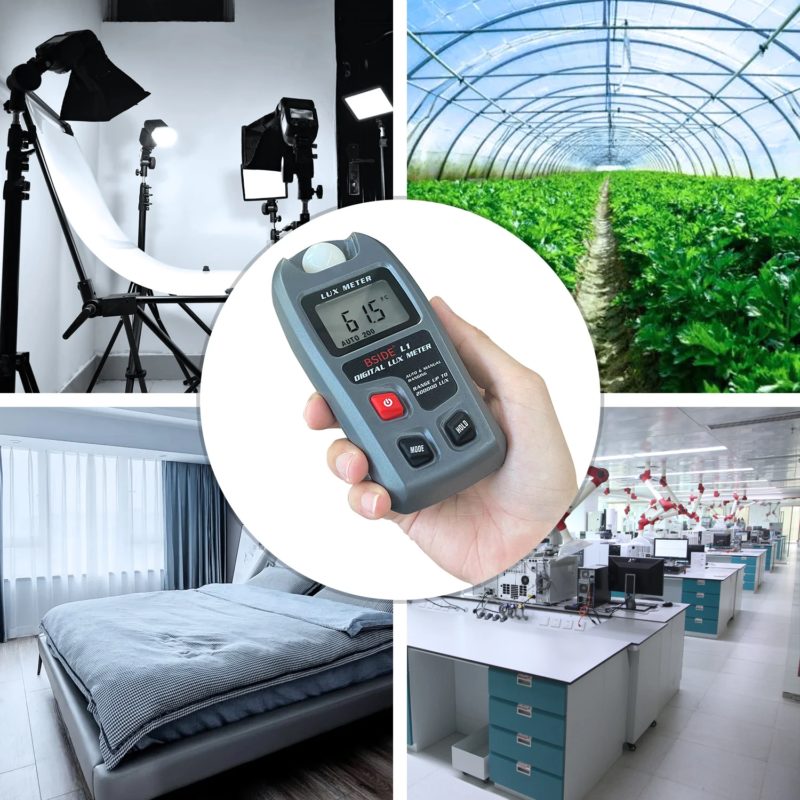 Luxmètre numérique L1, 200'000 Lux, appareil de mesure de lumière Lux/FC, photomètre – Image 4