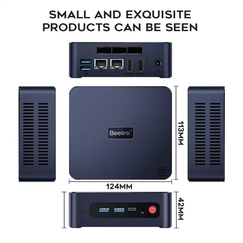 Mini PC Intel Core N5105 Jasper Lake, WiFi 5, BT 4.0, RAM DDR4, SSD M.2 NVMe, Windows 11 – Image 15