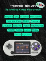 Console de jeux portable, DATA FROG SF2000, écran 3" IPS, Built-in 6'000 jeux rétro – Image 6