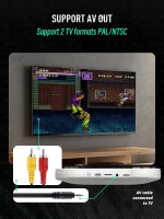 Console de jeux portable, DATA FROG SF2000, écran 3" IPS, Built-in 6'000 jeux rétro – Image 11