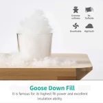 Duvet de camping, couette coupe-vent, résistante à l'eau, légère et chaude, 127 x 178 cm – Image 7