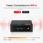 Mini PC AMD Ryzen 7 5700U, BT 5.2, WiFi 6, 16 Go RAM DDR4, 500 Go SSD NVMe, Windows 11 – Image 12