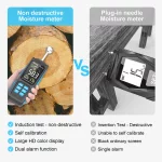 Humidimètre numérique WM710A, non destructif, pour bois, ciment et plâtre, mesure d'humidité – Image 4