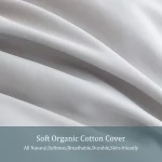 Duvet en plumes d'oie, couverture en duvet blanc, 100% coton égyptien, 4 saisons – Image 9