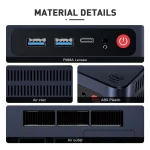 Mini PC Intel Core N5105 Jasper Lake, WiFi 5, BT 4.0, RAM DDR4, SSD M.2 NVMe, Windows 11 – Image 12