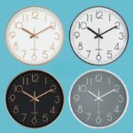 Horloge murale ronde à Quartz, design moderne, diamètre de 20 à 25 cm – Image 2