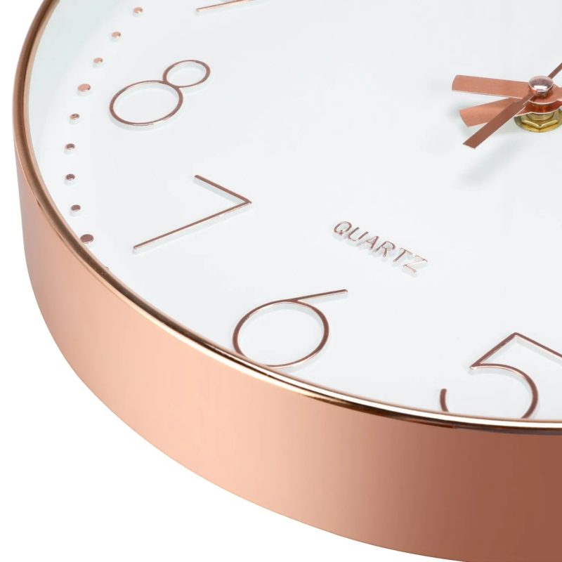 Horloge murale ronde à Quartz, design moderne, diamètre 20 cm – Image 4