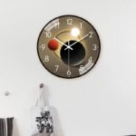 Horloge murale ronde à Quartz, silencieuse, artistique, diamètre 20 cm – Image 4