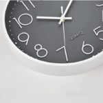 Horloge murale ronde à Quartz, silencieuse, design moderne, diamètre 30 cm – Image 2