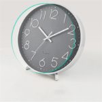 Horloge murale ronde à Quartz, silencieuse, design moderne, diamètre 30 cm – Image 4