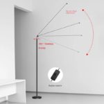 Lampadaire vertical LED, 28 W, design minimaliste, dimmable avec télécommande – Image 3