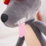 Peluche géante de loup, les yeux d'amour, de 65 à 120 cm – Image 4