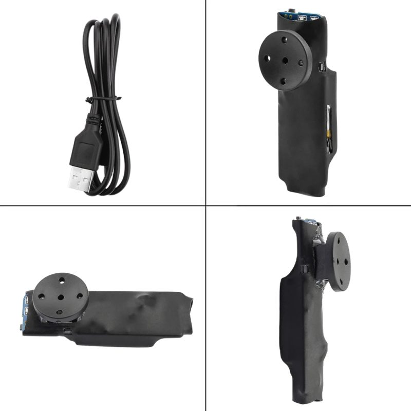 167671-9oe8kh.jpg Mini caméra espion, bouton de chemise, 1080P, micro intégré, chargement USB, avec carte Micro SD 32GB – Image 4