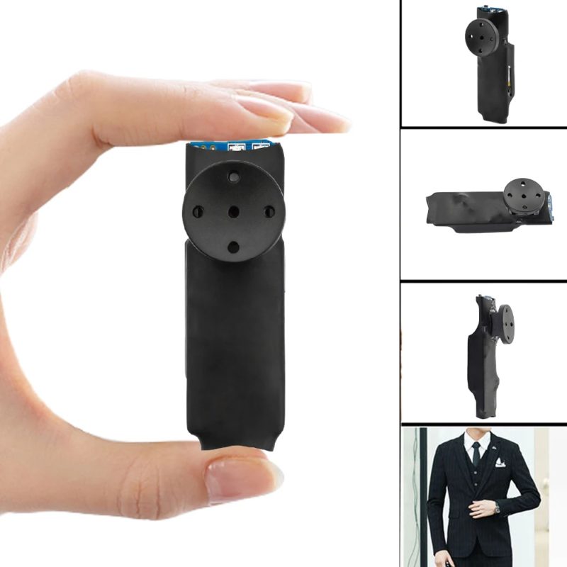 167671-dgagb6.jpg Mini caméra espion, bouton de chemise, 1080P, micro intégré, chargement USB, avec carte Micro SD 32GB – Image 2